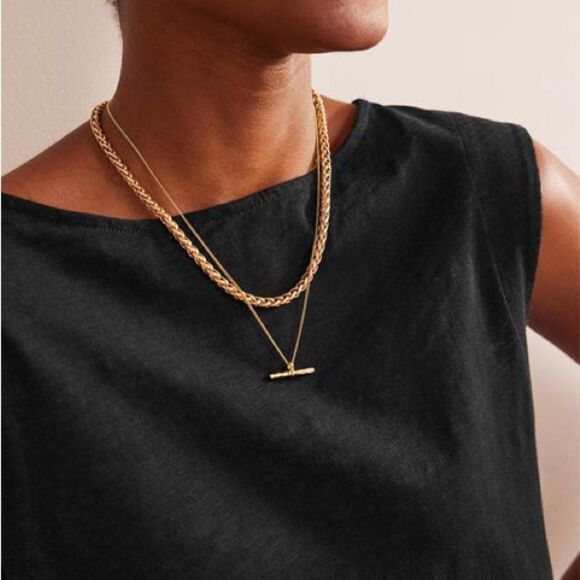 Boden Sleeveless Jersey Shift Dress Black 6L‎ NWT - Picture 4 of 8